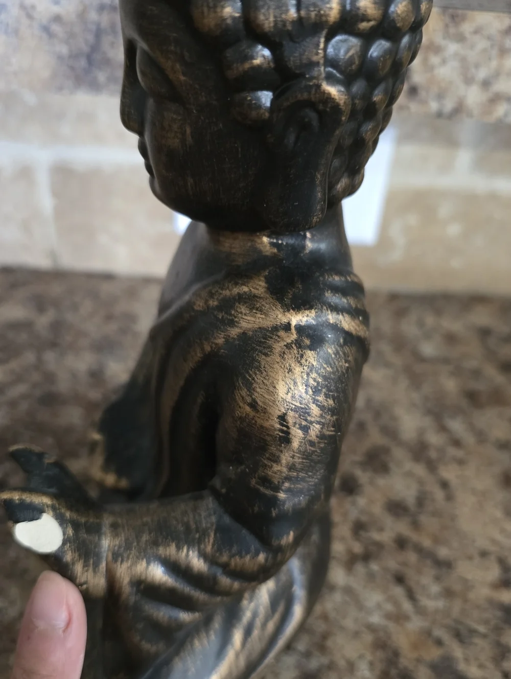 Pier 1 Bronze Buddha Statue